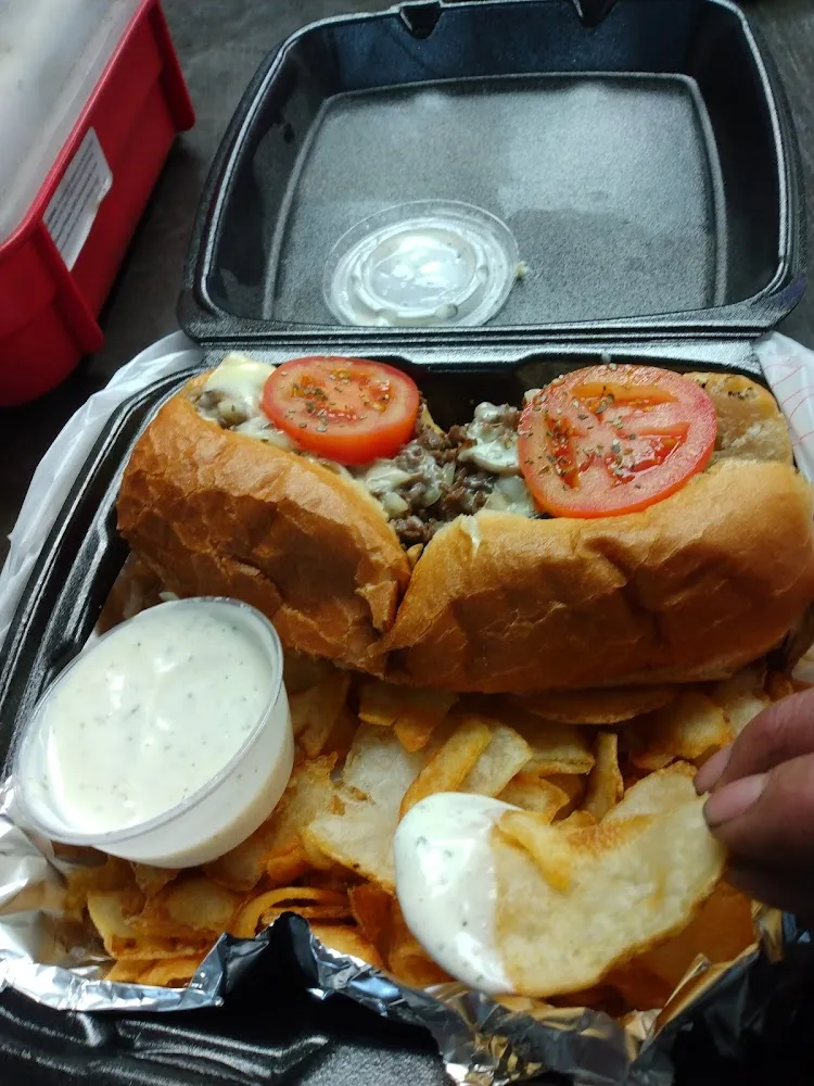 Cheese Steak with the Works
