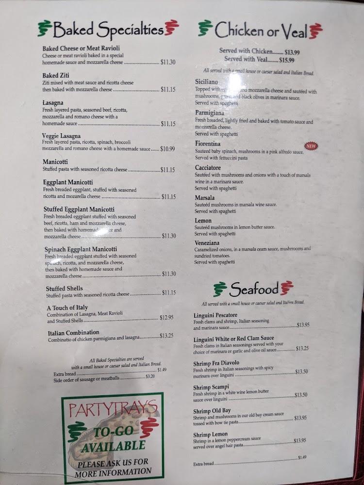 Rigatoni's Pizzeria & Italian Menu image 1